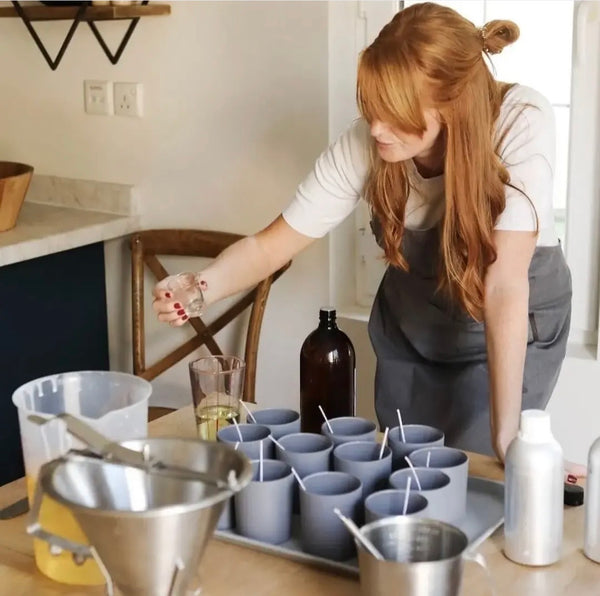 Ceri Jewell, founder of Coppertop Candles
